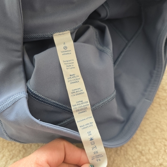 Lululemon Cool To Street CropBlue Denim / Banana Leaf Blush Quartz Size 2 - Picture 13 of 16